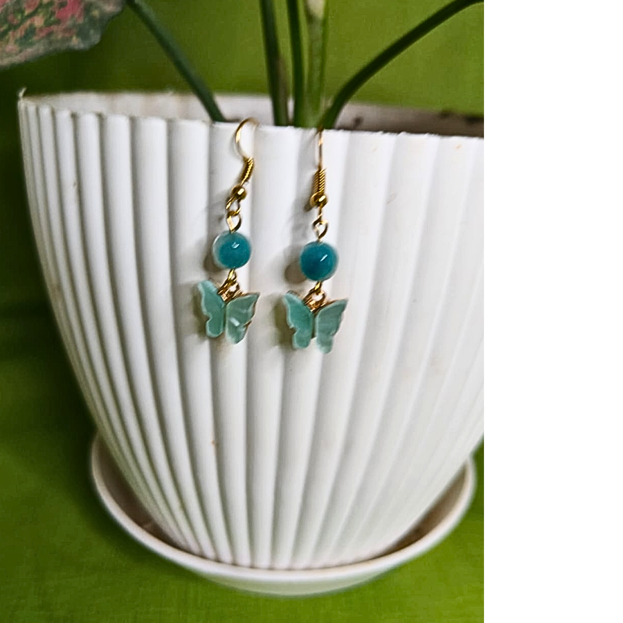 Blush Flutter Earrings