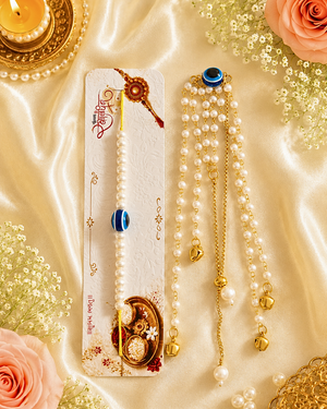 Blue Blessing Couple Rakhi