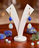 Blue Dewdrop Handmade Earrings