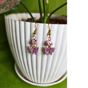 Blush Flutter Earrings