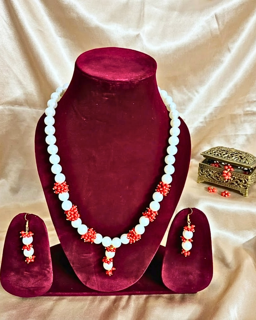 Cherry Glow Necklace set