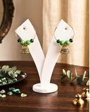 Emerald Saaz Jhumki Hoops