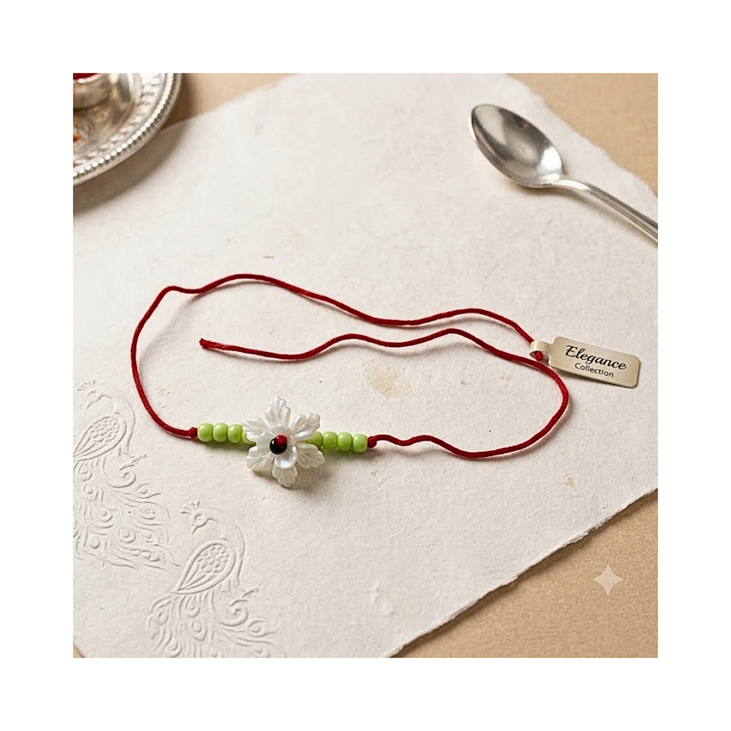 Floral Bead Rakhi