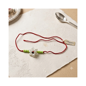 Floral Bead Rakhi