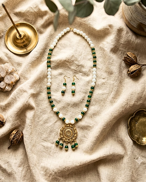 Harita Pearl Necklace Set