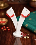 Laal Roshan Hoop Earrings
