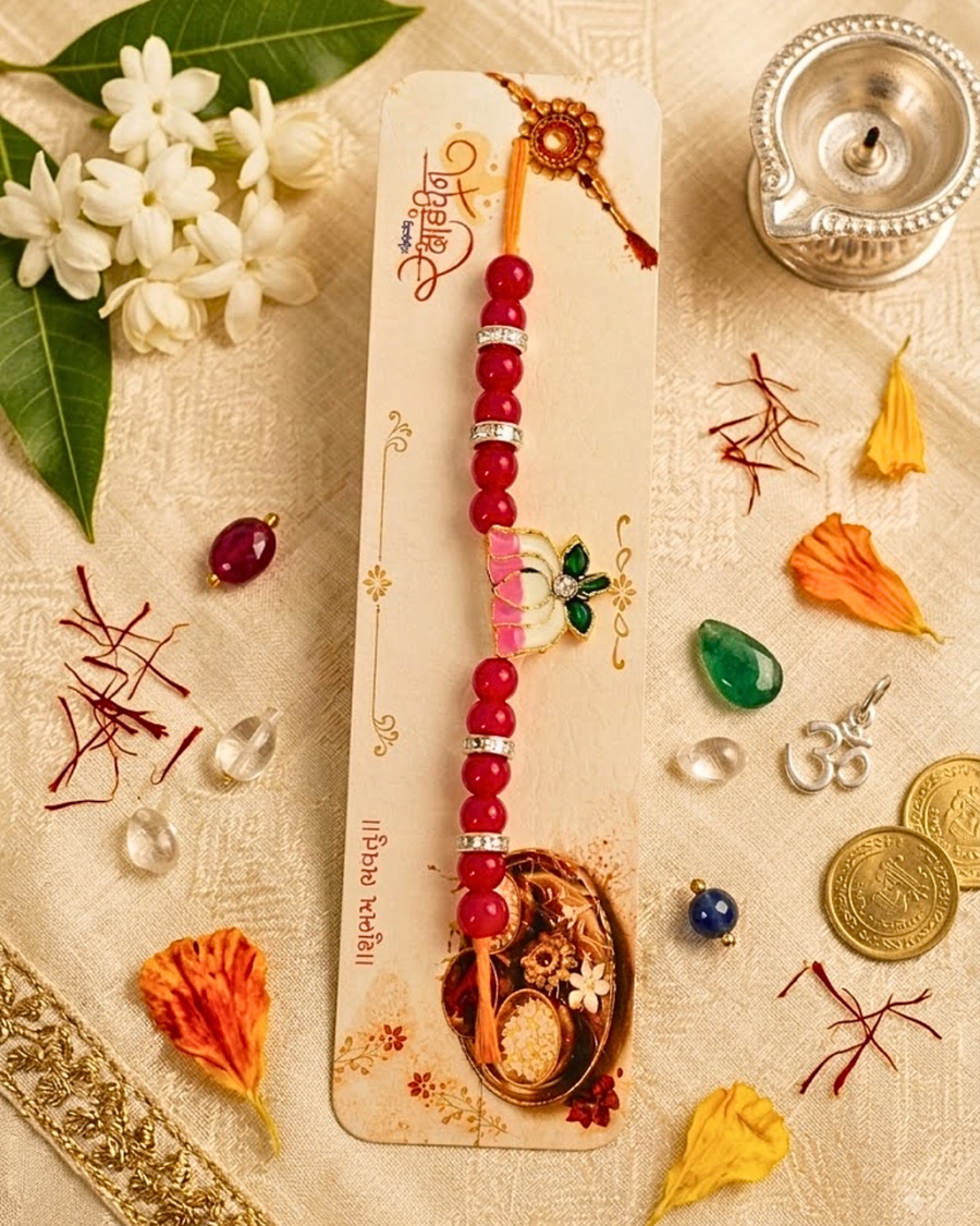 Lotus Empress Rakhi
