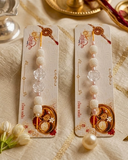 Pearl Blossom Rakhi Set