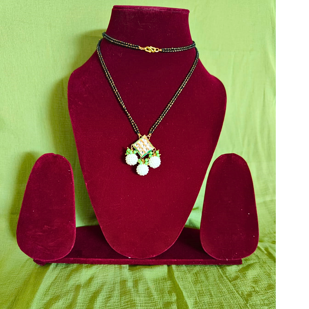 Pearl Drop Kundan Mangalsutra