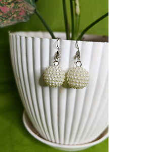 Pearl Glow Orb Earrings