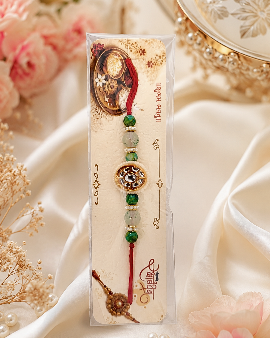 Prosperity Green Rakhi