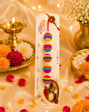 Rainbow Beads Rakhi