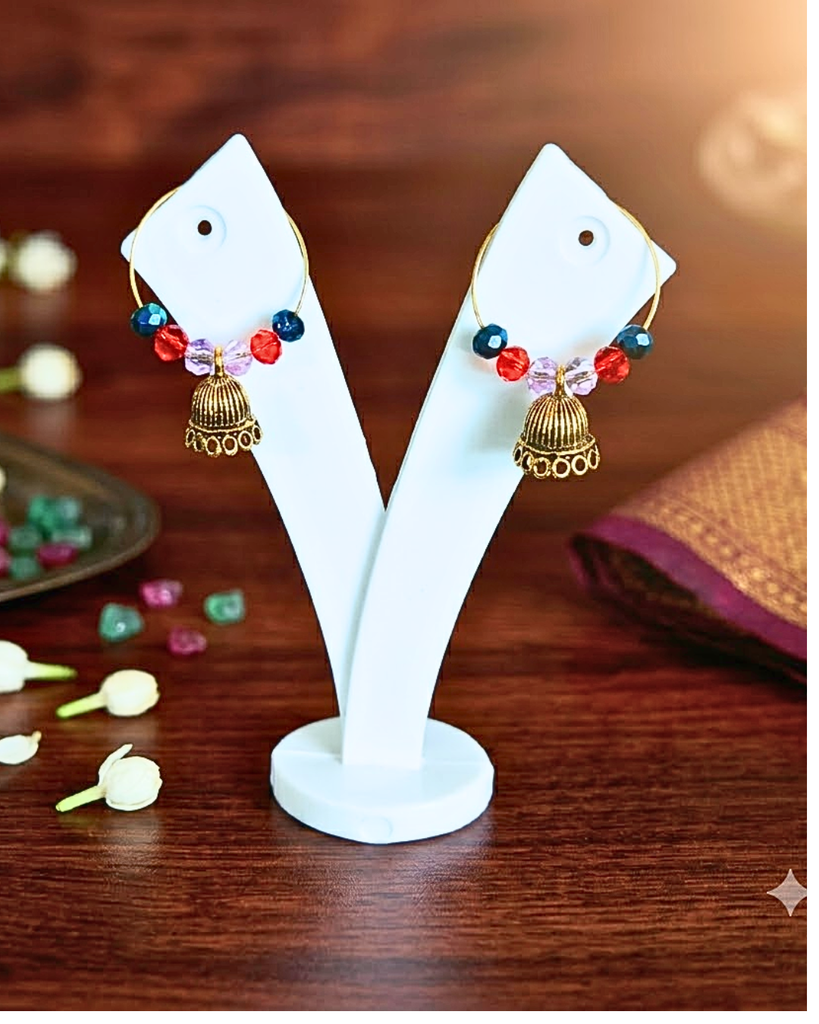 Rangrez Jhumki Hoop Earrings