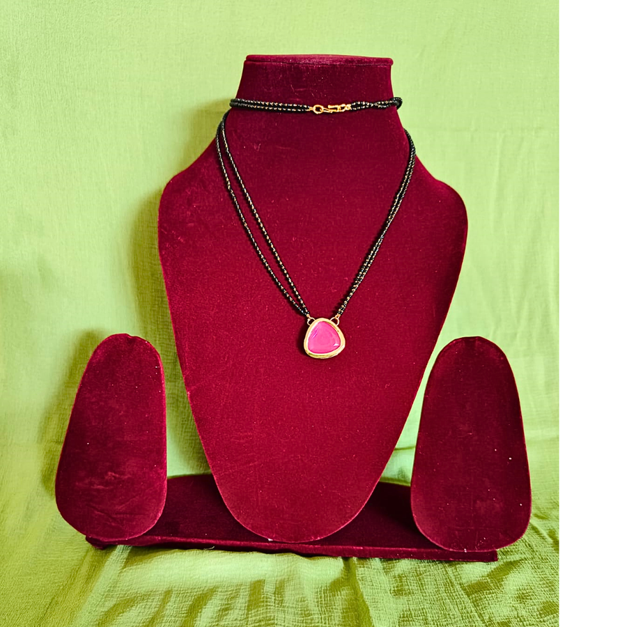 Rosette Blush Mangalsutra