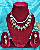 Royal Kundan Beaded Necklace Set