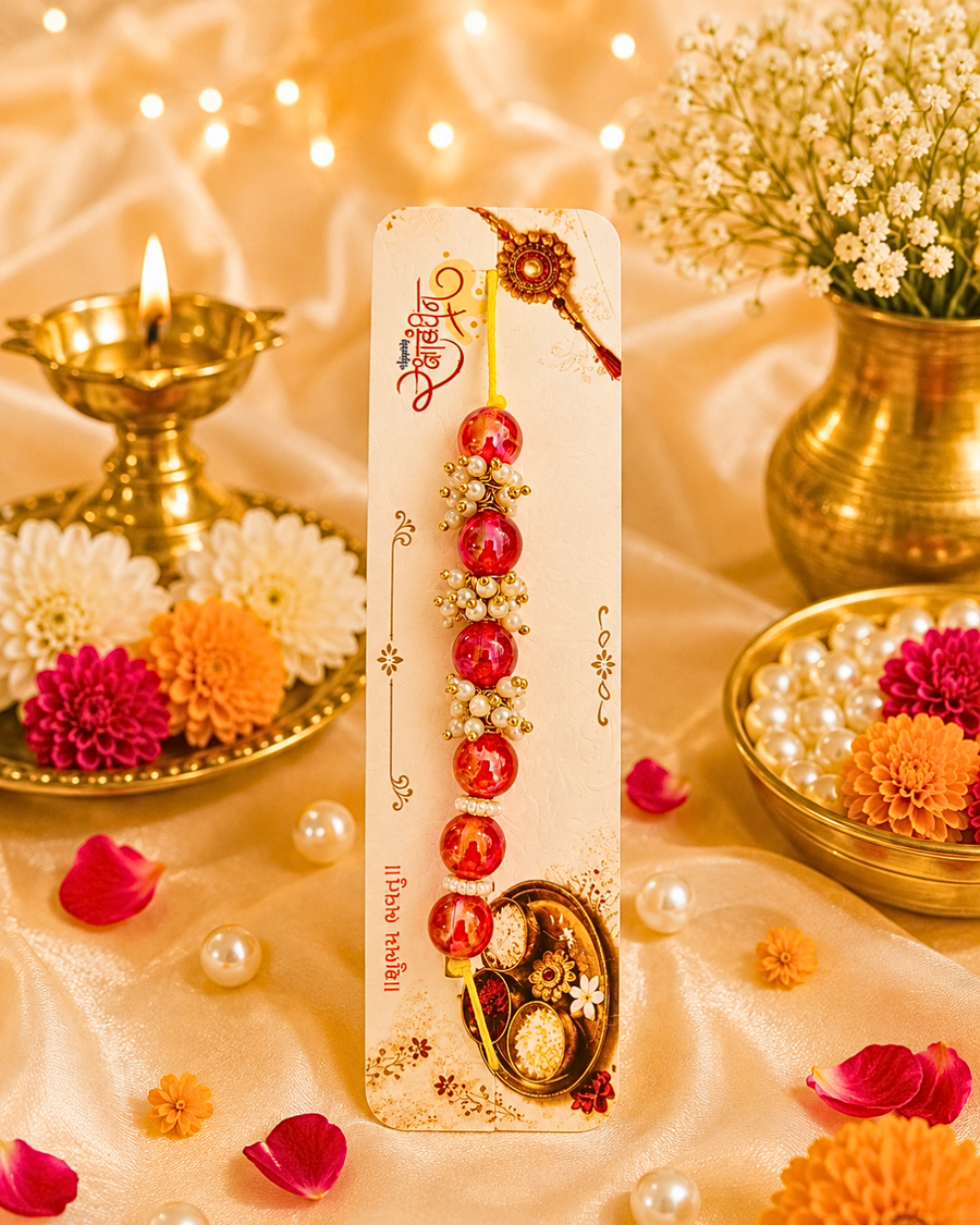 Ruby Pearl Rakhi