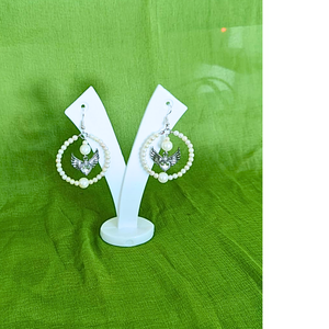 Angel Pearl Hoop Earrings