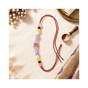 Vibrant Butterfly Bead Rakhi