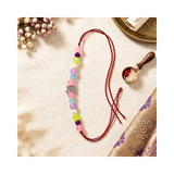 Vibrant Butterfly Bead Rakhi