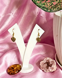 Vintage Heart Drops Earrings