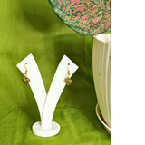 Vintage Heart Drops Earrings