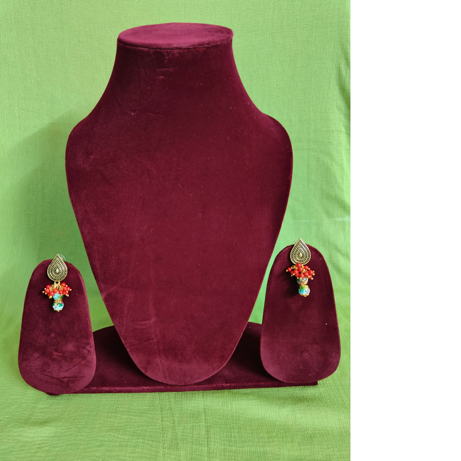 Red Loreals earrings